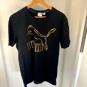 Puma T-Shirt black size L